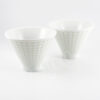 10-138: 1:2 Teeset Chahaku, weiß, ø = 9,5 cm; H = 8 cm (P) / ø = 8 cm; H = 6 cm – Bild 2