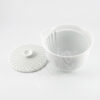 10-138: 1:2 Teeset Chahaku, weiß, ø = 9,5 cm; H = 8 cm (P) / ø = 8 cm; H = 6 cm – Bild 3
