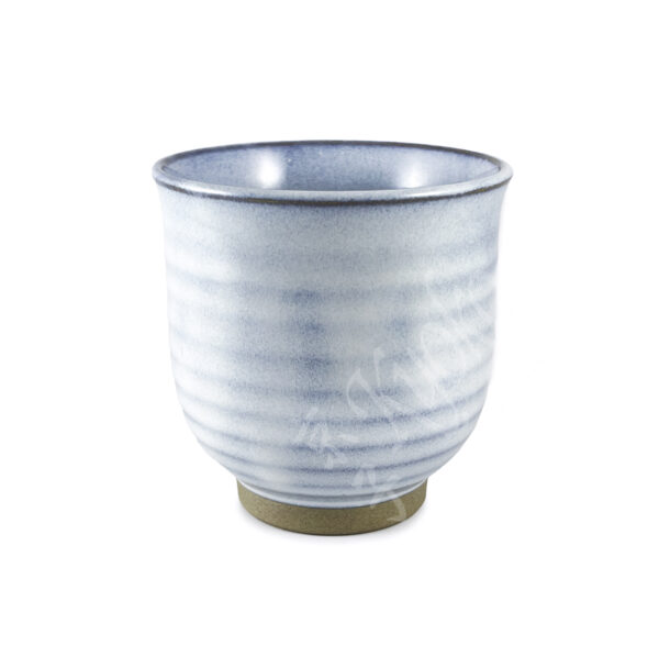 10-177: Teecup Shino Kanyu, blau, ø = 7,8 cm; H = 8 cm