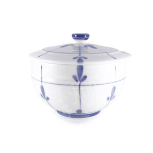 10-287: Teecup Mebae m. Deckel, ø = 8,5 cm; H = 5,3 cm; Deckel ø = 9,5 cm; H = 3 cm