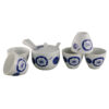 10-397: 1:5 Teeset Asagao, (P) 350 ml, (C) ø = 8 cm; H = 6,5 cm