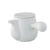 10-430: Teepot Cula, weiß, Kyusu, 350 ml