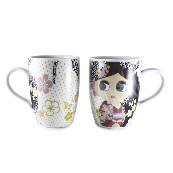 10-481: Maiko-Mug, pink, ø = 7,8 cm; H = 10 cm