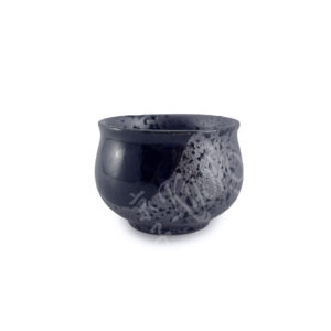 10-841 : Sakecup, schwarz, ø = 4,8 cm; H = 3 cm