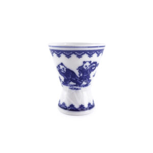 10-872 : Sakecup Karako, blau, ø = 4 cm; H = 4,5 cm
