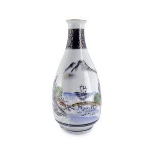 10-866 : Sakeflasche Kutani, rund, 250 ml