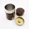 12-331 : Teedose Sakura, Holz, 150 g, ø = 7 cm; H = 11 cm – Bild 2