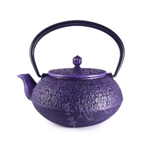 14-334 : Teekessel Sakura, lila, Gusseisen 0,6l