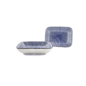 20-223 : Saucenschälchen Sendan Tokusa, quadr., blau, 9,5 x 7 cm; H = 2,3 cm