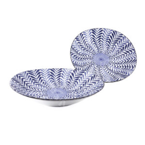 20-584 : Teller Shida, blau, ø = 22 cm; H = 4,2 cm