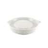 21-181 : Ingwer-Reibe Keramik weiss, L ø=14 H=3cm
