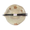 21-225 : Bowl mit Hashi, Maisakura Unofu, ø=19,6; H=6,2 cm – Bild 2