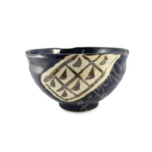 21-235 : Himebowl Kuro Oribe, ø=12,2; H=7,3 cm