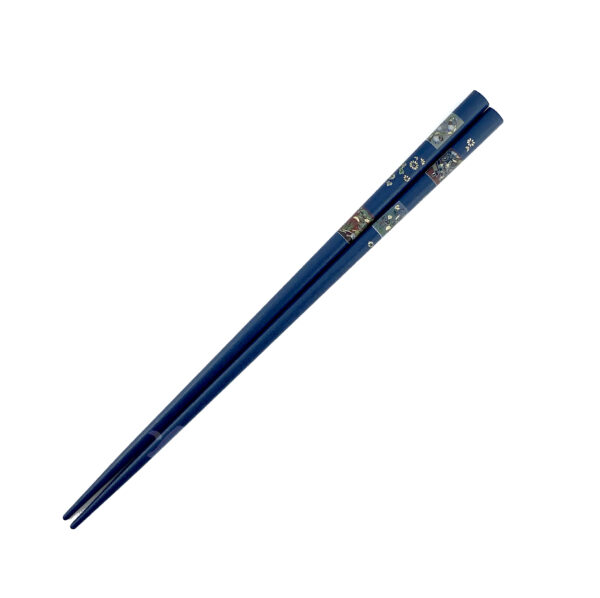 22-169 : Essstäbchen Yuzen Shikishi, blau, 23 cm