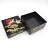 23-316 : Etagendose Tsuru, schwarz, 19,7 x 19,7 x 16,2 cm – Bild 3