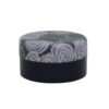 23-551 : Teedose Rose L, schwarz, ø = 9,5 cm; H = 5,5 cm