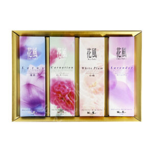 27490 : Ka-fuh Assort Gift box Lotus Nelke Whiteplum Lavender