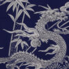 56-146 : Yukata Dragon, blau, 58" – Bild 2