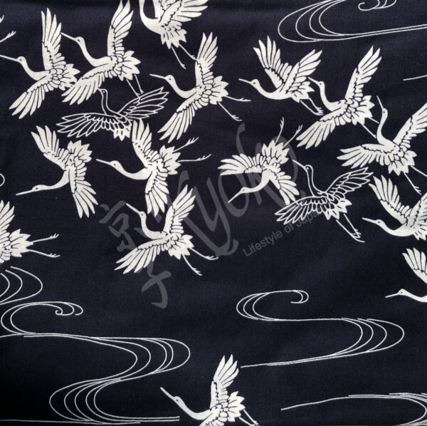 56-165 : Yukata Tsuru, d'blau, 56" - Image 2