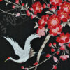 56-630 : Kimono Cherry Blossom  schwarz BW 55" – Bild 2