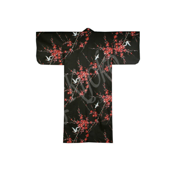 56-630 : Kimono Cherry Blossom  schwarz BW 55"