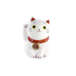 61-390 : jap. Minikatze weiß (Glück komm' her), H = 5,5 cm