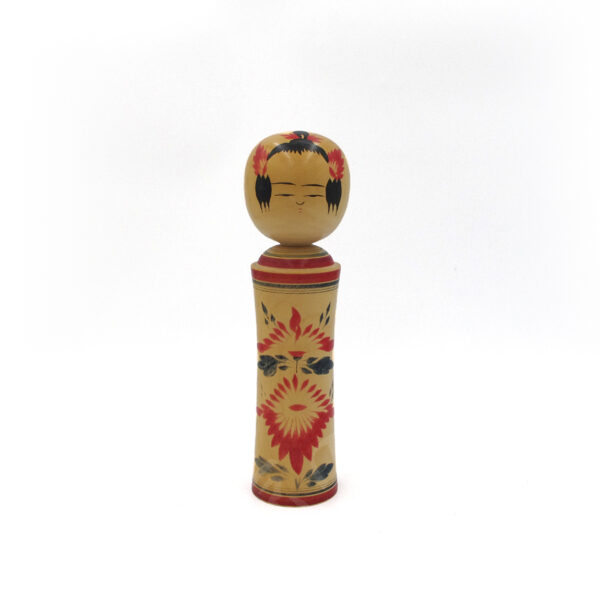 62-193 : Naruko-Kokeshi, Drehkopf, 9-sun, 27 cm