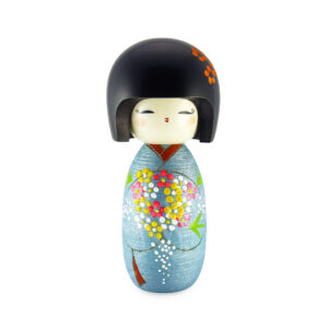 62-272 : Kokeshi Hanatsumi - Blumenpflückerin, 16 cm