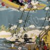 56-643:  Kimono Ukiyoe blau – Bild 2