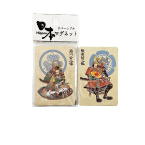68-228 : Magnet Samurai (Tokugawa Ieyasu & Oda Nobunaga), revers., 4,2 x 6,9 cm