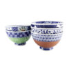 20-701 : 5 Reisschalen Set Some Nishiki Egawari – Bild 2