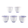10-107: 5 Teecups im Set Korin Fuchi Karakusa, weiß, ø = 8 cm; H = 6,5 cm – Bild 3