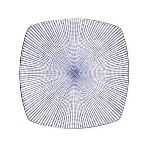 20-214 :  Sushiplatte Sendan Tokusa, rechteck., blau, 19,3 x 19,3 cm; H = 2,3 cm