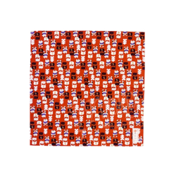 46-220 : Furoshiki Maneki Neko rot 50 x 50cm