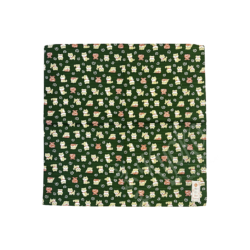 46-222 : Furoshiki Mame Shiba grün 50 x 50cm