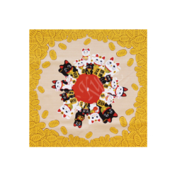 46-187 : Furoshiki Maneki Neko